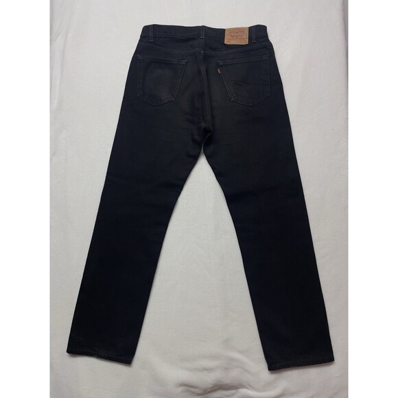 Vintage Levi’s 505 Regular Fit Straight Leg Men's Red Tab Jeans Size 36x32 - Picture 3 of 10